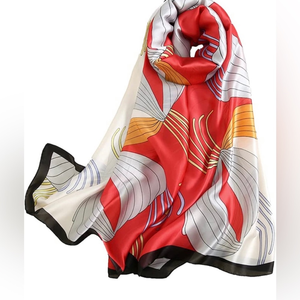 100% silk scarf